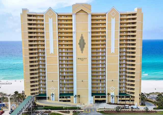 17545 Front Beach Rd Unit 1301, Panama City Beach, FL 32413 - view of building exterior featuring view of water and beach