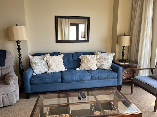 15100 Front Beach Rd Unit 831, Panama City Beach, FL 32413 - living room featuring carpet