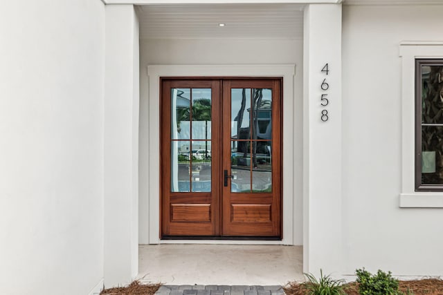 4658 Destiny Way, Destin, FL 32541 - entrance to property with french doors and stucco siding