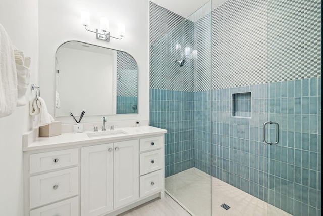 4658 Destiny Way, Destin, FL 32541 - bathroom featuring tiled shower and vanity