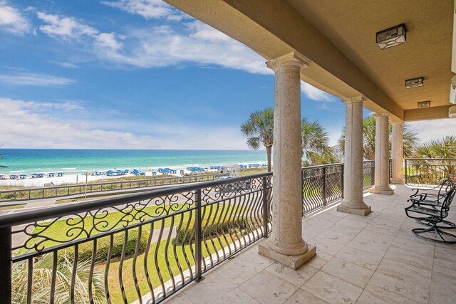 17 Saint Martin Cir, Miramar Beach, FL 32550 - balcony featuring view of water and beach