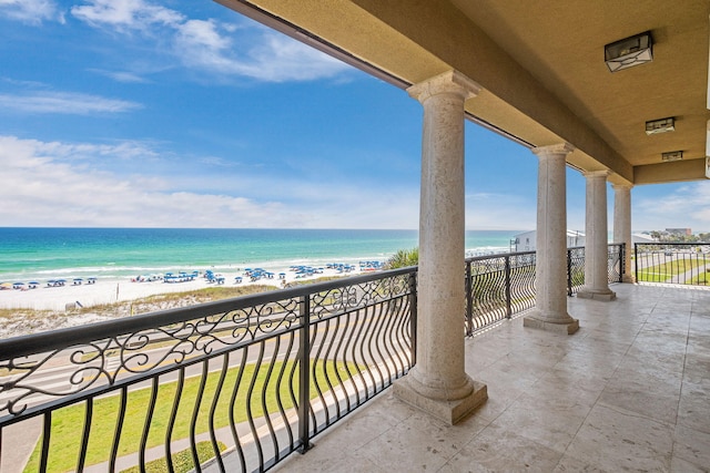 17 Saint Martin Cir, Miramar Beach, FL 32550 - balcony with view of water and beach