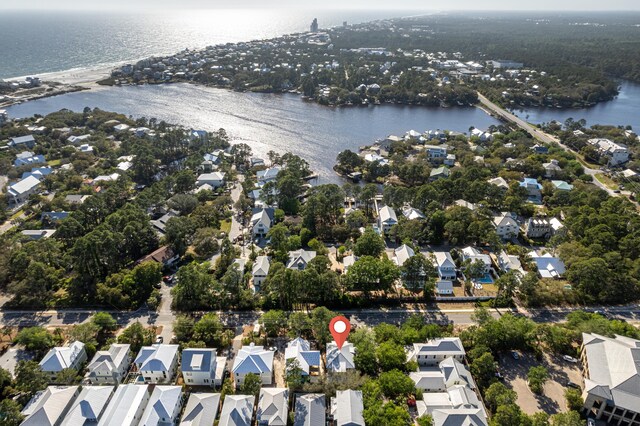 18 Eastern Lake Ct, Santa Rosa Beach, FL 32459 - view of property location with a large body of water and nearby suburban area