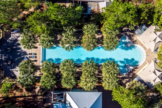 18 Eastern Lake Ct, Santa Rosa Beach, FL 32459 - aerial view of a pool area