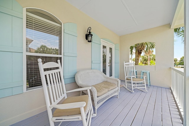 34 Opal Cv, Miramar Beach, FL 32550 - wooden deck featuring french doors