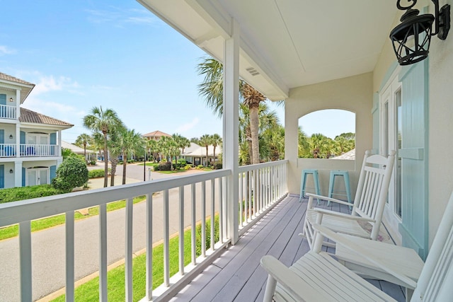 34 Opal Cv, Miramar Beach, FL 32550 - wooden terrace with a residential view