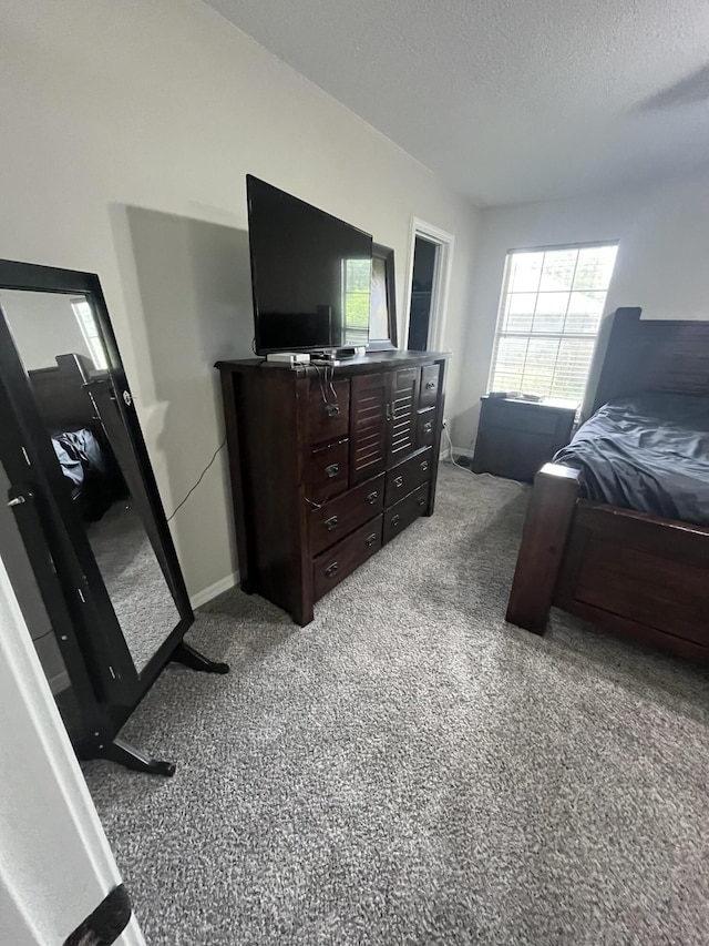 8945 Bluebell St, Milton, FL 32583 - carpeted bedroom featuring a textured ceiling and baseboards