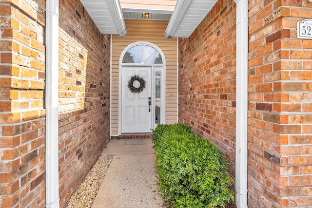 526 Valparaiso Pkwy Unit B, Valparaiso, FL 32580 - view of exterior entry featuring brick siding