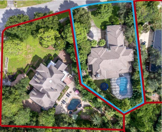 302 Sand Myrtle Trl, Destin, FL 32541 - view of property location with property parcel outlined