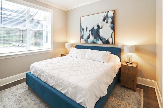 302 Sand Myrtle Trl, Destin, FL 32541 - bedroom featuring wood finished floors and ornamental molding