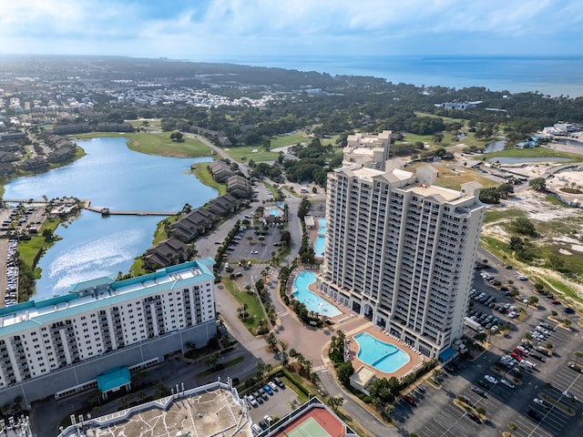 112 Seascape Dr Unit 1807, Miramar Beach, FL 32550 - bird's eye view of a large body of water and a pool