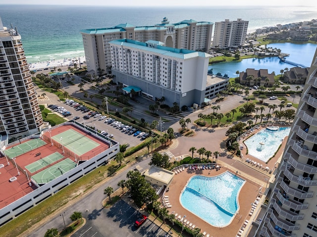 112 Seascape Dr Unit 1807, Miramar Beach, FL 32550 - view of urban area with a pool and a large body of water