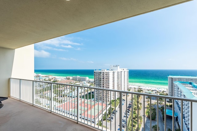 112 Seascape Dr Unit 1807, Miramar Beach, FL 32550 - balcony featuring a water view