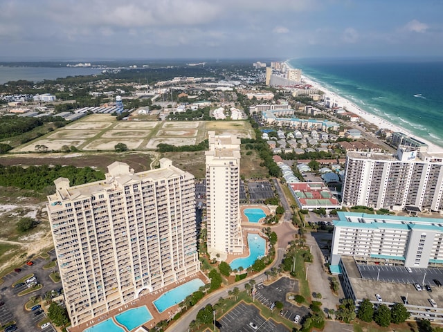 112 Seascape Dr Unit 1807, Miramar Beach, FL 32550 - aerial view of property and surrounding area featuring a pool and expansive beach