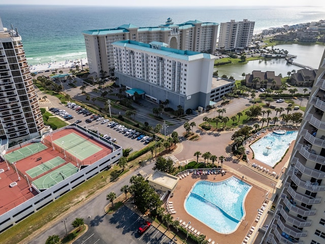 112 Seascape Dr Unit 1807, Miramar Beach, FL 32550 - view of urban area featuring a pool area and a large body of water