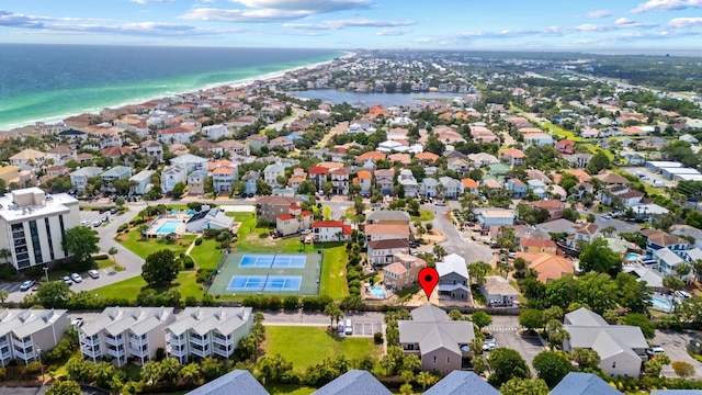 3695 Scenic Highway 98 Unit 1002, Destin, FL 32541 - aerial perspective of suburban area with waterfront with a beach