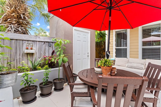 3695 Scenic Highway 98 Unit 1002, Destin, FL 32541 - view of patio featuring outdoor dining space