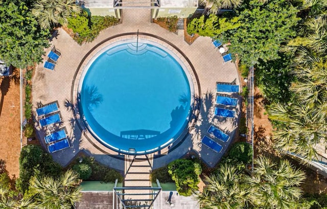 3695 Scenic Highway 98 Unit 1002, Destin, FL 32541 - bird's eye view of a pool