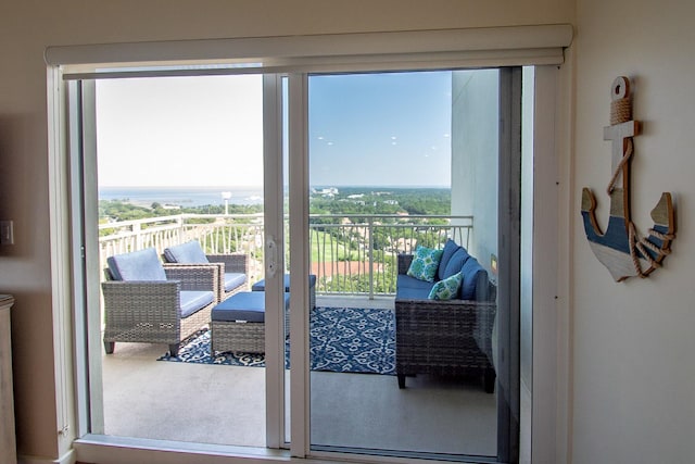 5000 S Sandestin Blvd Unit 7906, Miramar Beach, FL 32550 - doorway to outside featuring carpet floors