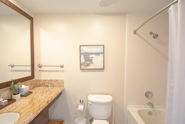 5000 S Sandestin Blvd Unit 7906, Miramar Beach, FL 32550 - bathroom featuring vanity, toilet, and shower / bath combo
