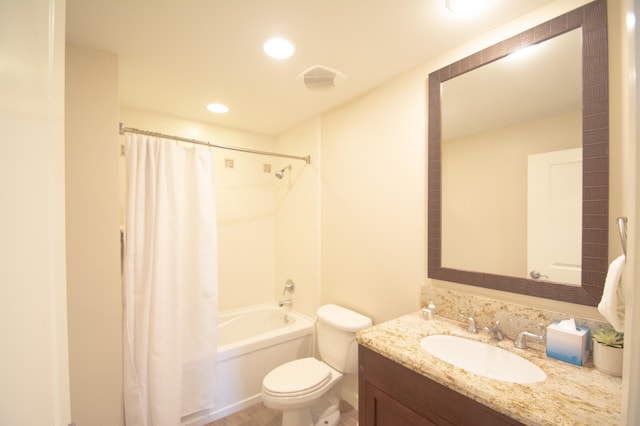 5000 S Sandestin Blvd Unit 7906, Miramar Beach, FL 32550 - full bath with vanity, toilet, shower / tub combo, and recessed lighting