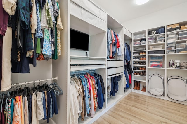 282 W Lafayette Rd, Inlet Beach, FL 32461 - spacious closet featuring wood finished floors