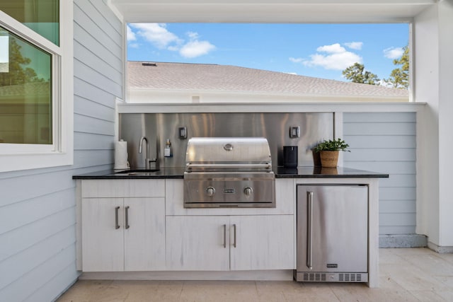 282 W Lafayette Rd, Inlet Beach, FL 32461 - view of patio / terrace with a sink and an outdoor kitchen