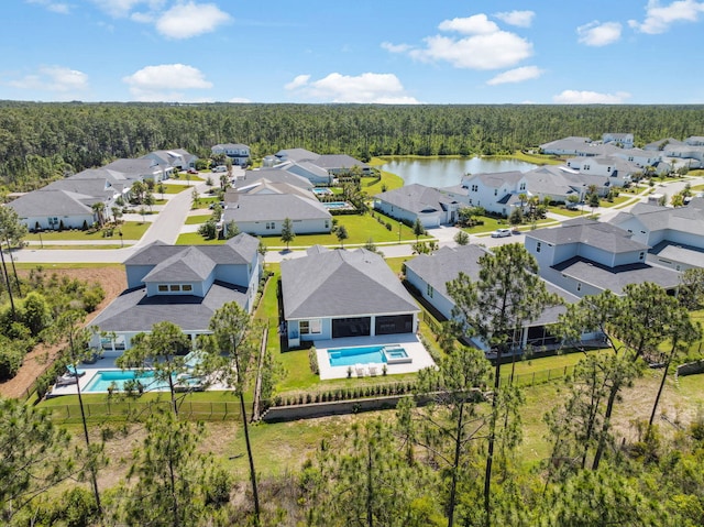 282 W Lafayette Rd, Inlet Beach, FL 32461 - aerial view of residential area with a pool area