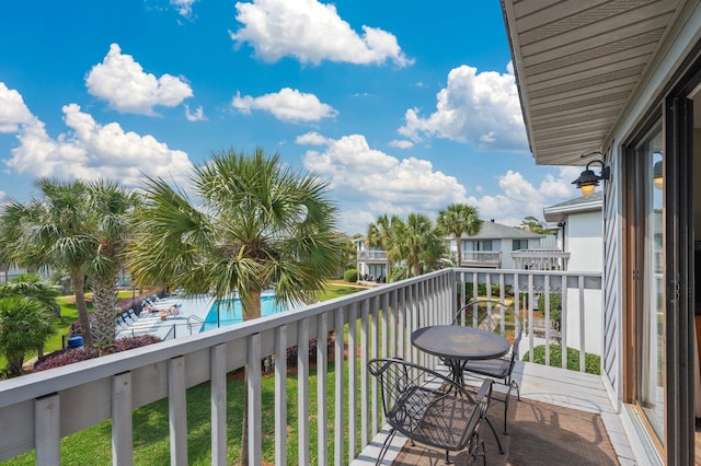 285 Payne St Unit 23B, Miramar Beach, FL 32550 - balcony with view of pool area