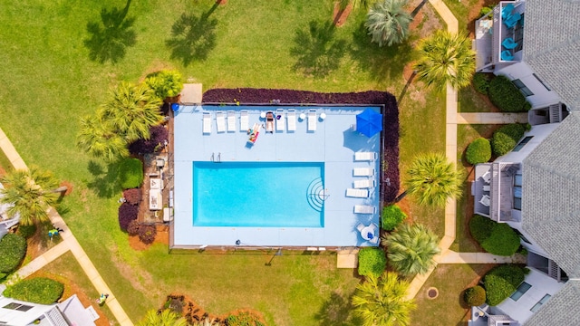 285 Payne St Unit 23B, Miramar Beach, FL 32550 - aerial view of a pool area