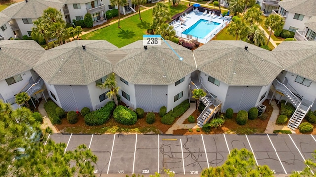 285 Payne St Unit 23B, Miramar Beach, FL 32550 - drone / aerial view of a pool