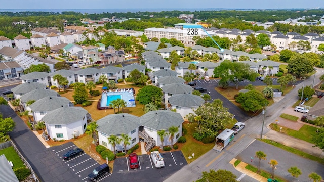 285 Payne St Unit 23B, Miramar Beach, FL 32550 - aerial view of residential area featuring a pool area