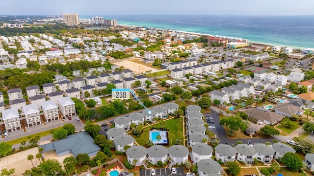 285 Payne St Unit 23B, Miramar Beach, FL 32550 - aerial view of residential area featuring a large body of water