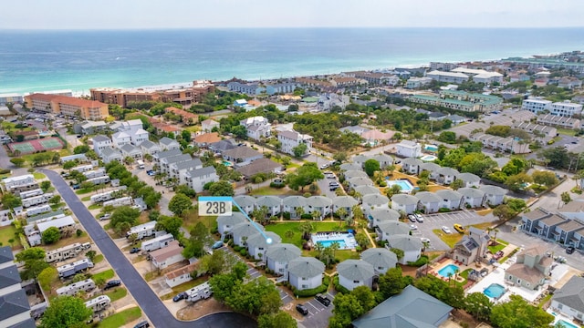 285 Payne St Unit 23B, Miramar Beach, FL 32550 - aerial view of property and surrounding area with a large body of water and a pool