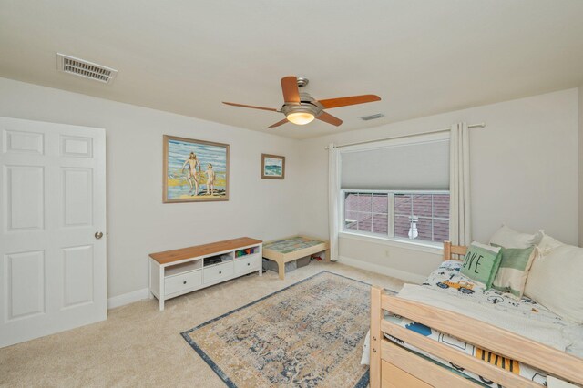 4467 Turnberry Pl, Niceville, FL 32578 - living area with carpet flooring, ceiling fan, and baseboards