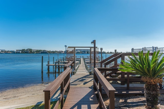 308 Miracle Strip Pkwy Unit 16B, Fort Walton Beach, FL 32548 - dock area with a water view