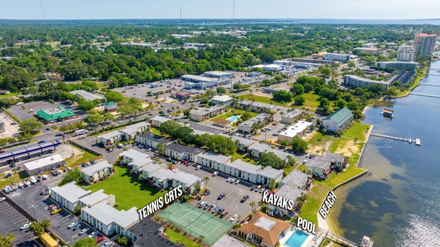 308 Miracle Strip Pkwy Unit 16B, Fort Walton Beach, FL 32548 - bird's eye view of a nearby body of water