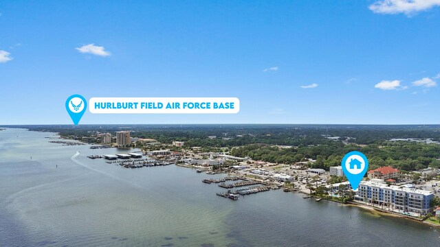 4 SW Miracle Strip Pkwy Unit 23, Fort Walton Beach, FL 32548 - drone / aerial view of a large body of water