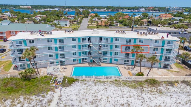 667 Nautilus Ct Unit 302, Fort Walton Beach, FL 32548 - aerial view of a pool area