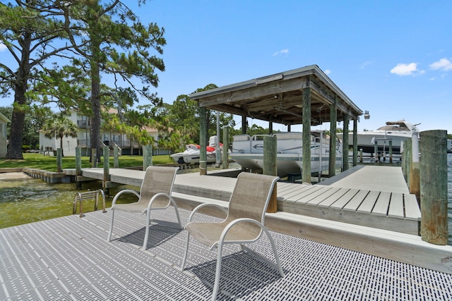 23 Paradise Point Rd, Shalimar, FL 32579 - dock area with boat lift