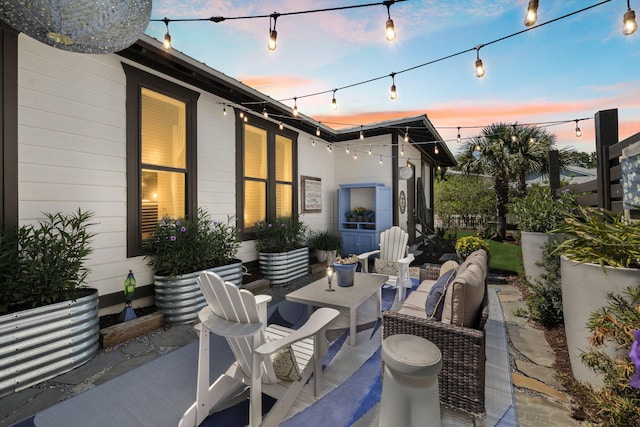 300 Cassine Garden Cir, Santa Rosa Beach, FL 32459 - view of patio / terrace with an outdoor hangout area