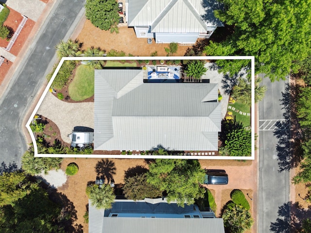 300 Cassine Garden Cir, Santa Rosa Beach, FL 32459 - aerial view of property's location with property boundaries highlighted