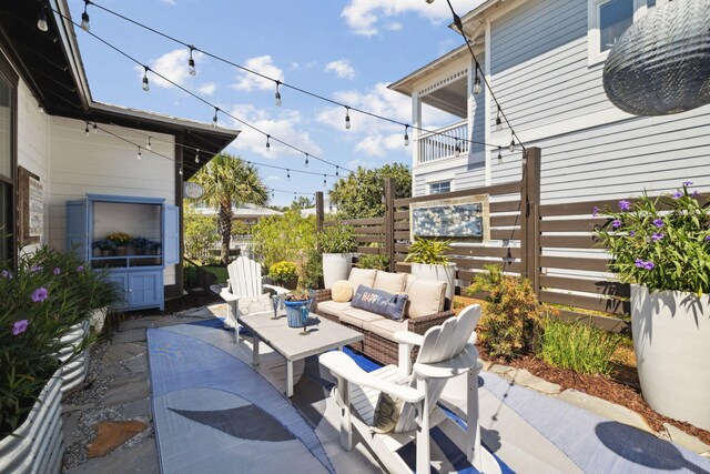 300 Cassine Garden Cir, Santa Rosa Beach, FL 32459 - view of patio / terrace featuring outdoor lounge area
