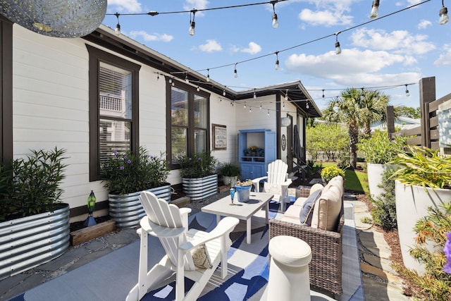 300 Cassine Garden Cir, Santa Rosa Beach, FL 32459 - view of patio / terrace with an outdoor hangout area