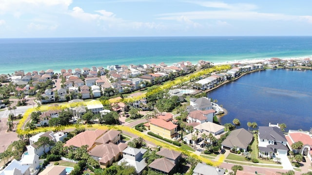 72 Tranquility Ln, Destin, FL 32541 - aerial view of property and surrounding area with nearby suburban area and a large body of water
