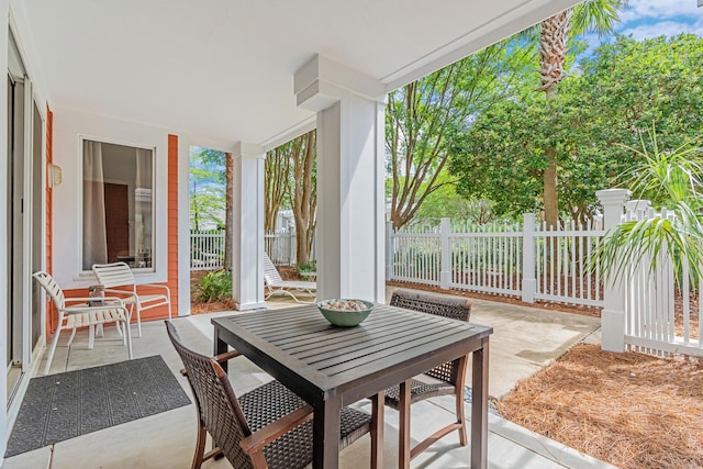 9200 Baytowne Wharf Blvd Unit 341, Miramar Beach, FL 32550 - view of patio / terrace with outdoor dining space