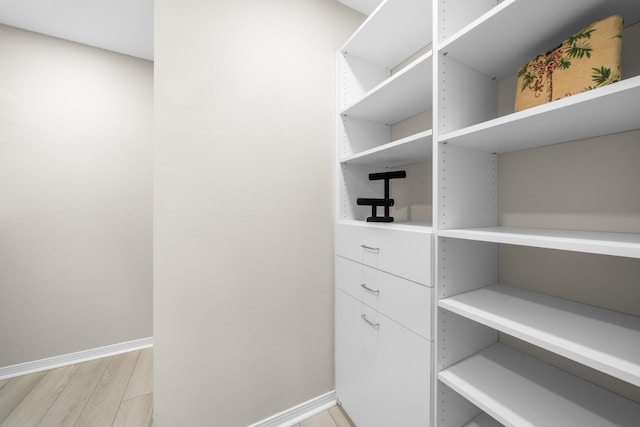 112 Meigs Dr, Shalimar, FL 32579 - walk in closet featuring light wood finished floors
