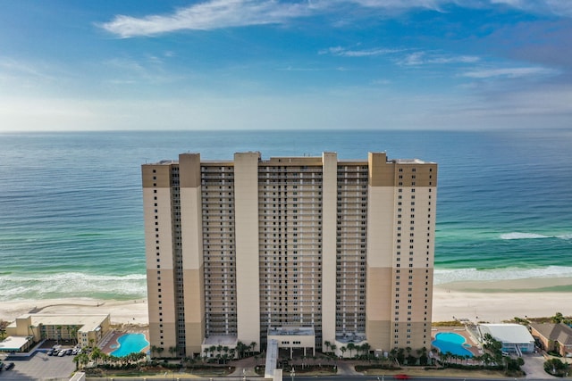 16819 Front Beach Rd Unit 2300, Panama City Beach, FL 32413 - bird's eye view of expansive beach and a pool