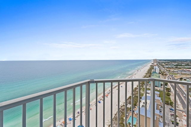 16819 Front Beach Rd Unit 2300, Panama City Beach, FL 32413 - water view with local beach