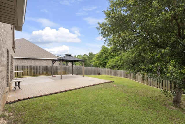 170 Windchime Way, Freeport, FL 32439 - view of yard featuring a patio and a gazebo